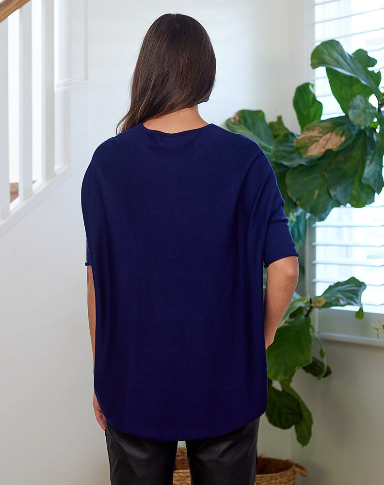 Batwing Knit - Navy