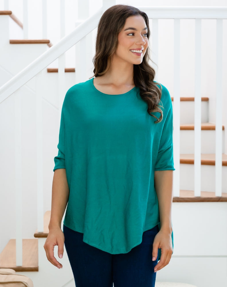 Batwing Knit - Teal