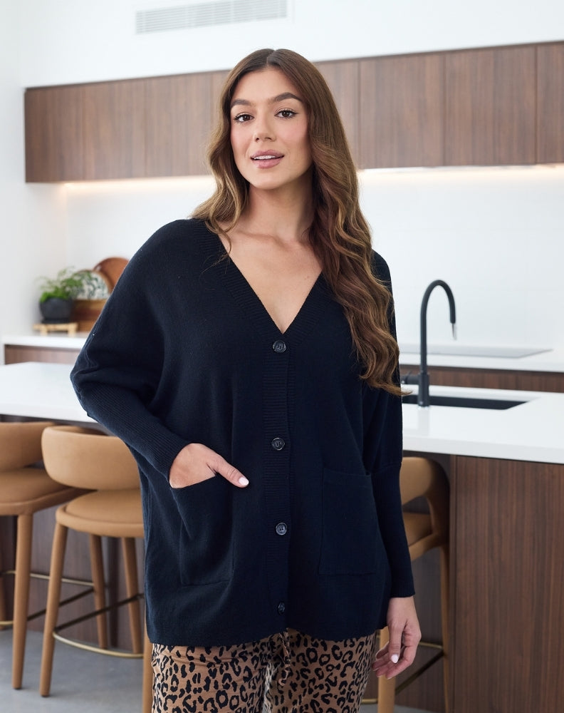 Bella-Button-Knit-Black-Pockets