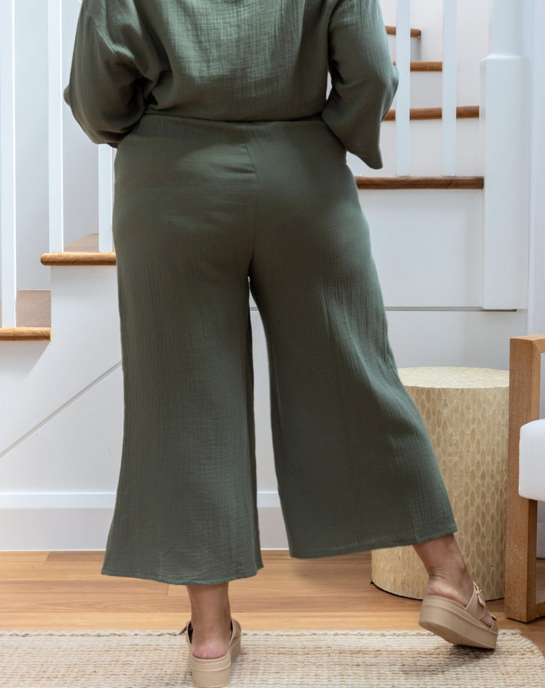 Billie 3/4 Pants - Sage