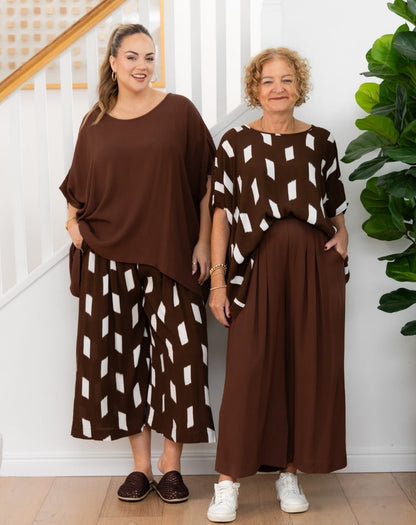 Bonnie Crop Pants - Chocolate Dream
