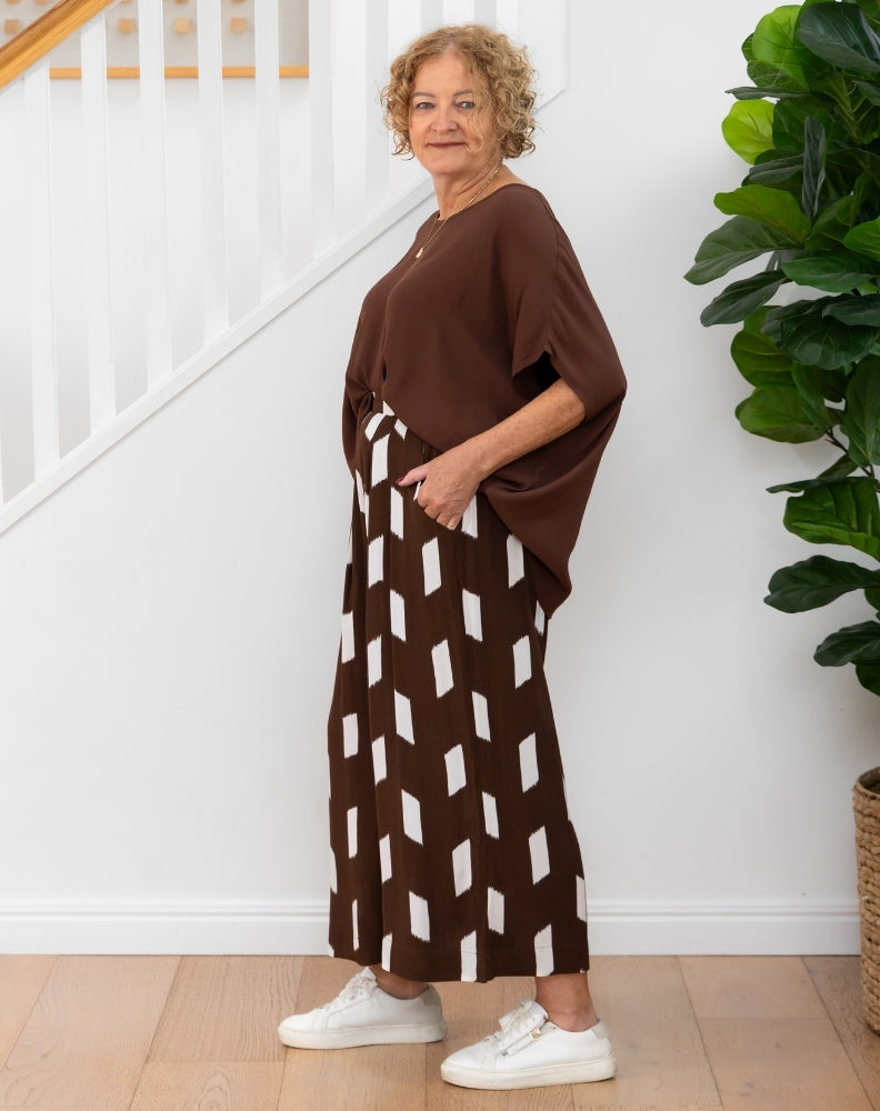 Bonnie Crop Pants - Chocolate Dream