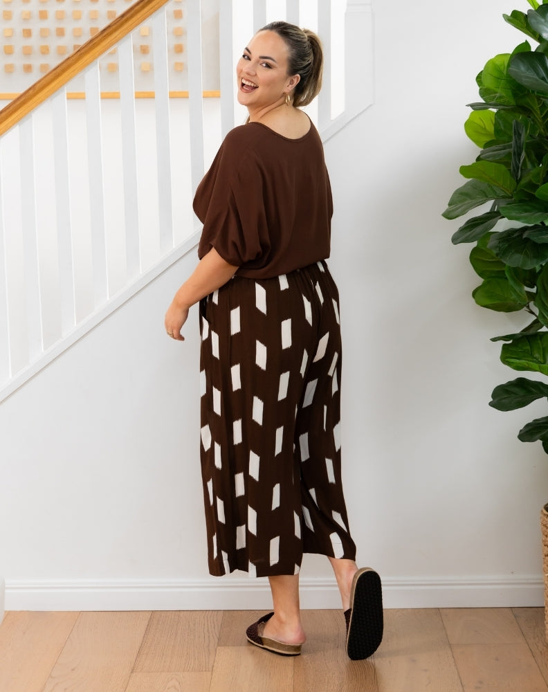 Bonnie Crop Pants - Chocolate Dream