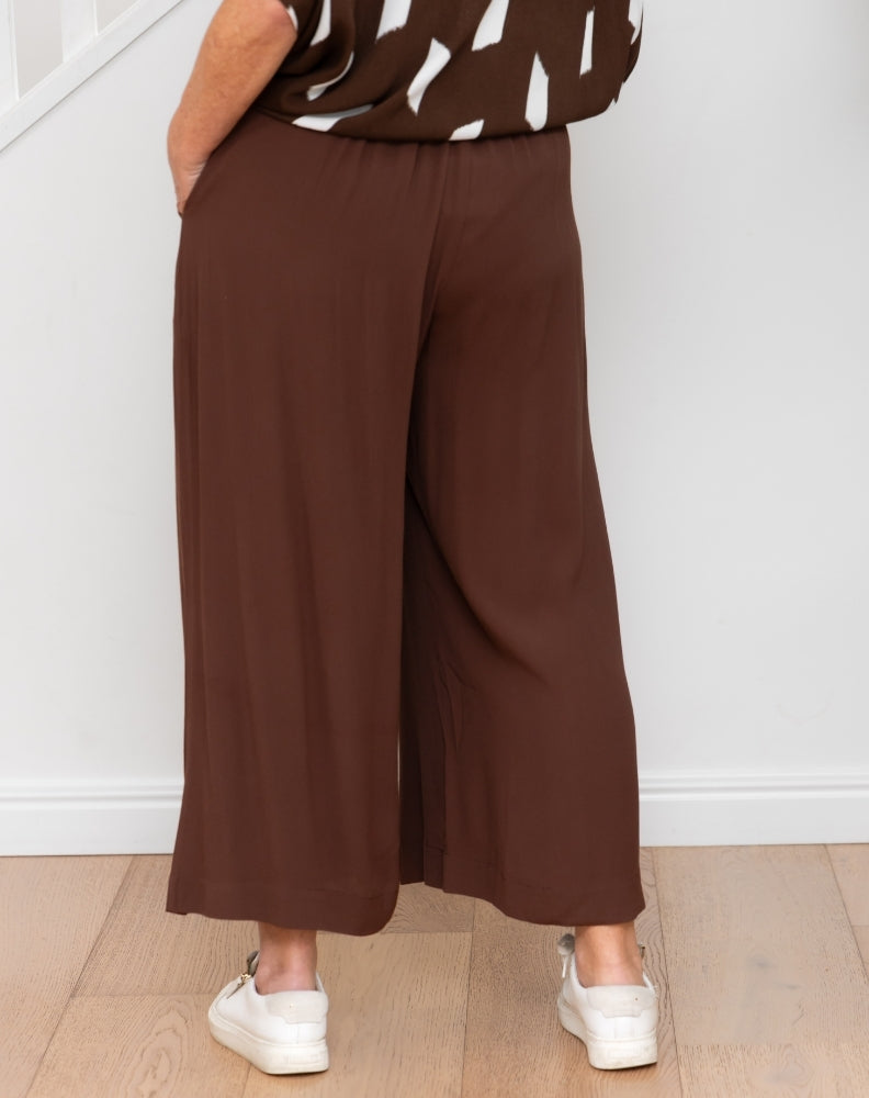 Bonnie Crop Pants - Chocolate