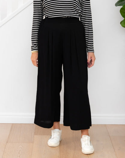 Bonnie Crop Pants - Black