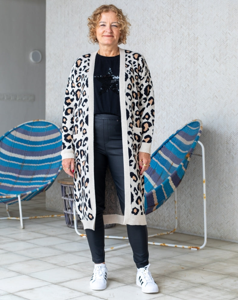 Calie Knit - Leopard
