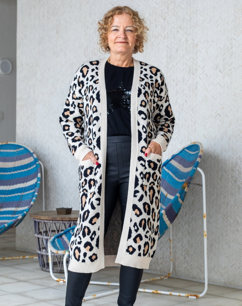 Calie Knit - Leopard