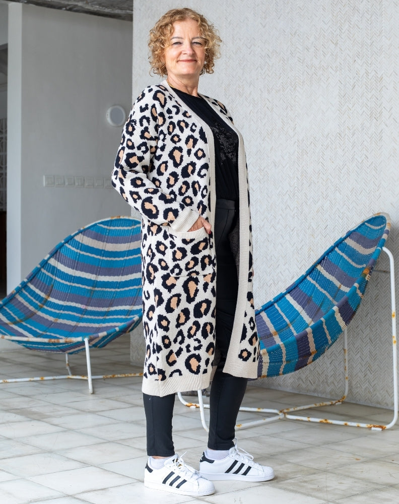 Calie Knit - Leopard