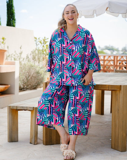 Charlie Crop Pant - Kaleido