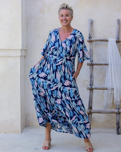 Samantha Dress - Ocean Blush