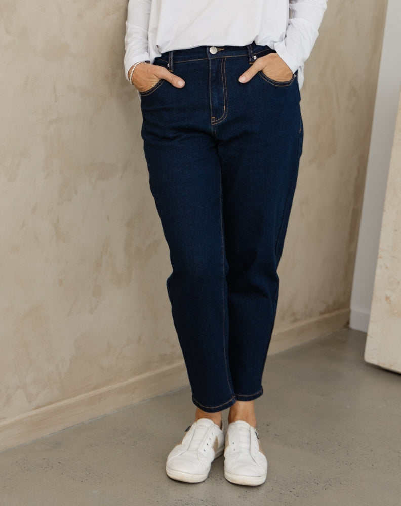 Mum Jeans - Blue Denim