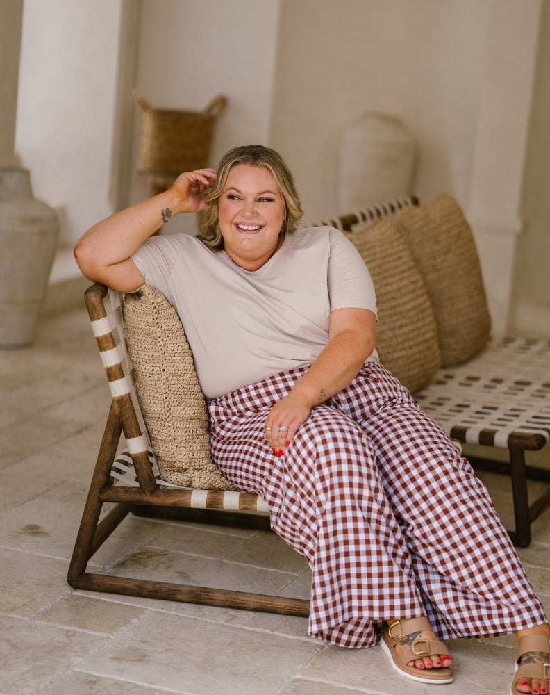 Chocolate-Gingham-Pants