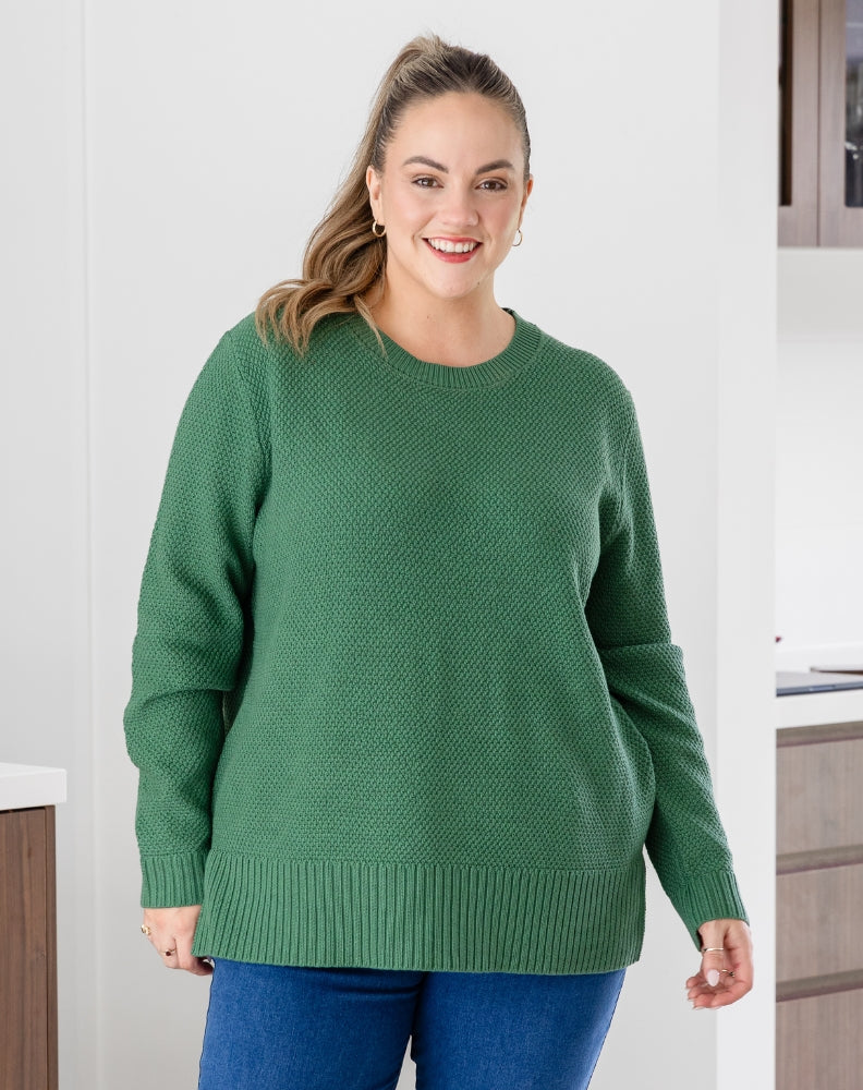 Maple Cotton Knit - Sage