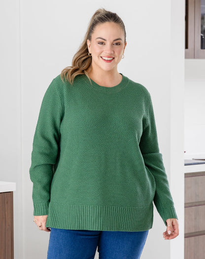Maple Cotton Knit - Sage