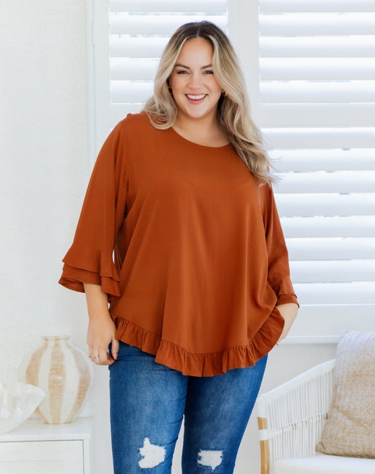 Felicity Top - Tan
