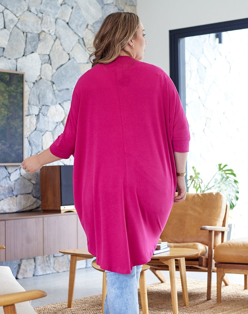 Festival Shrug -Hot Pink