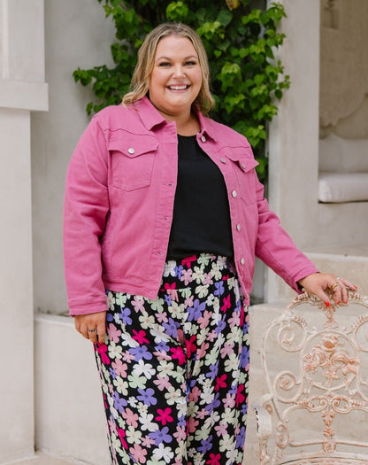 Frankie Jacket With Pockets - Pink