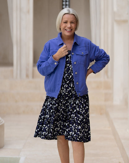 Frankie Jacket With Pockets - Mauve