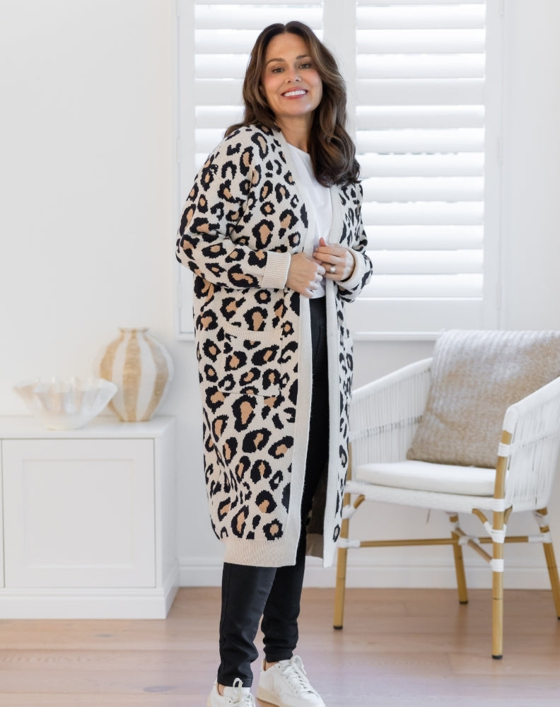 Calie Knit - Leopard