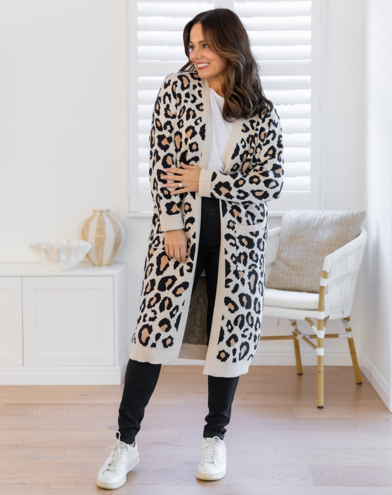 Calie Knit - Leopard
