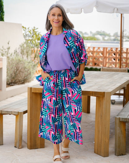 Charlie Crop Pant - Kaleido