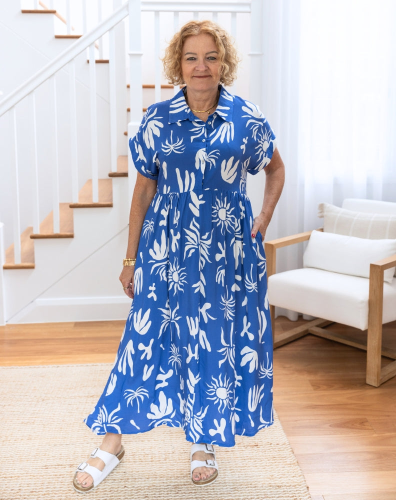 Elsie Dress - Blue