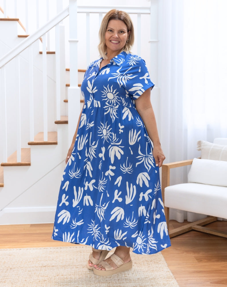 Elsie Dress - Blue