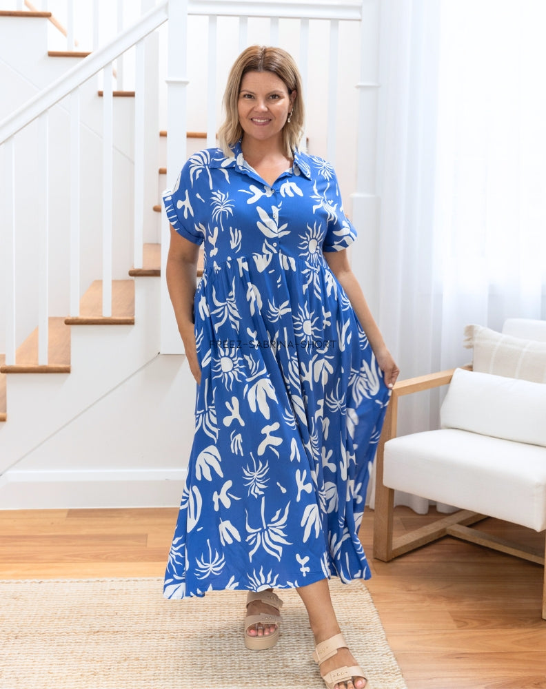 Elsie Dress - Blue