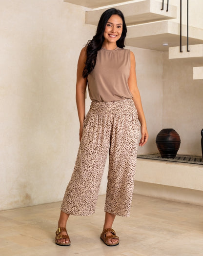 Iluka Pants - Beige Pebble