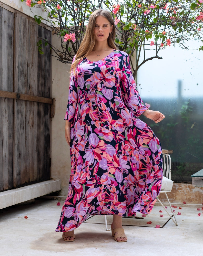Zoe Dress - Lilac Floral