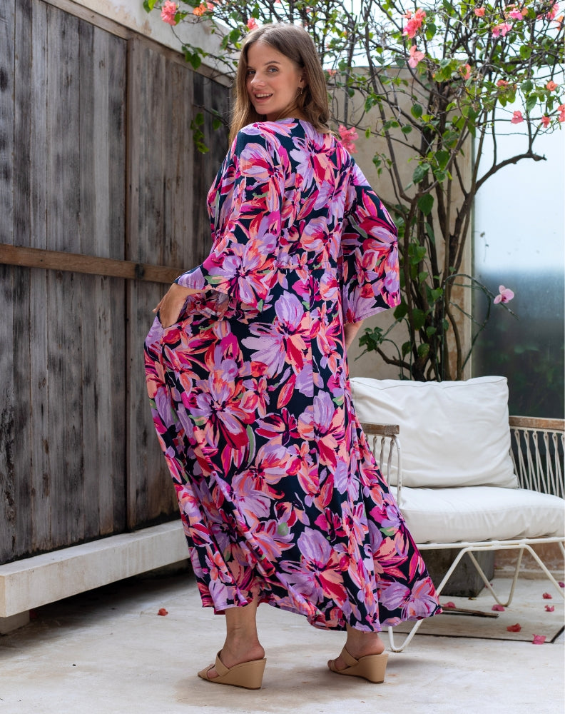 Zoe Dress - Lilac Floral