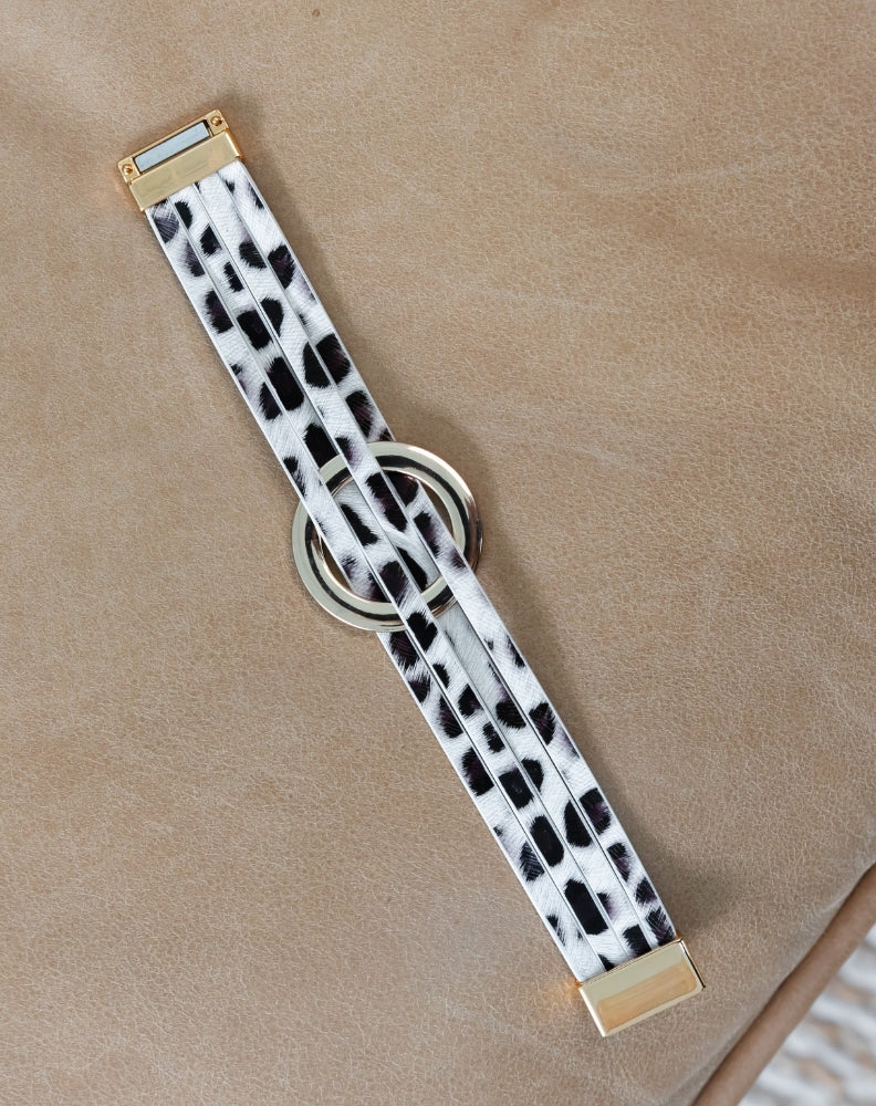 Willow Bracelet - Leopard/Gold