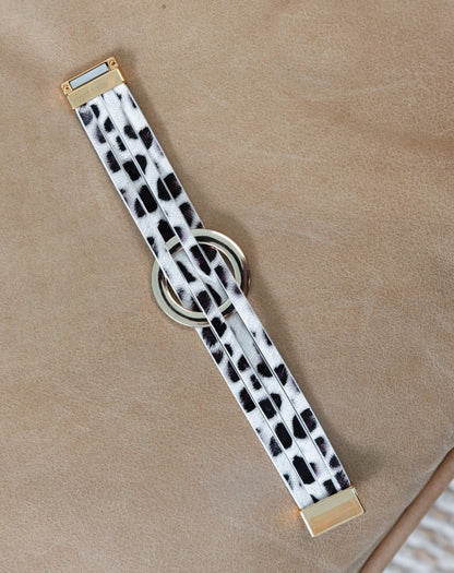 Willow Bracelet - Leopard/Gold