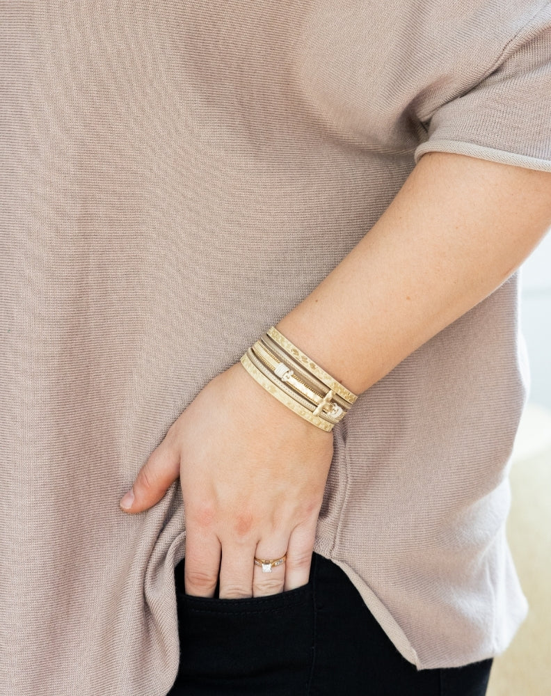 Corra Bracelet - Gold Multi