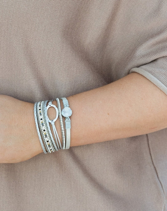 Valentina Bracelet - Silver Multi