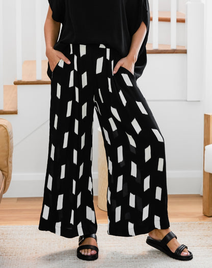 Bonnie Pant - Black/White