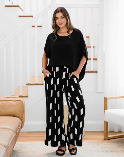 Bonnie Pant - Black/White