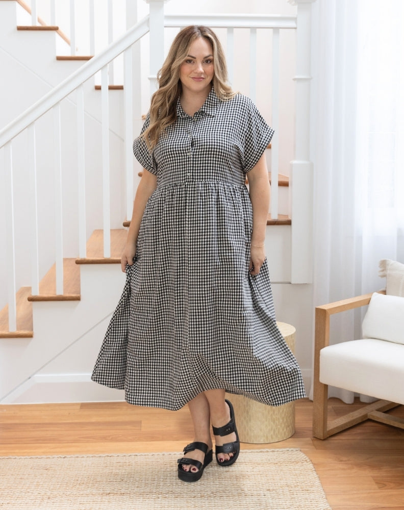 Freez_Elsie_Dress_Black_Gingham