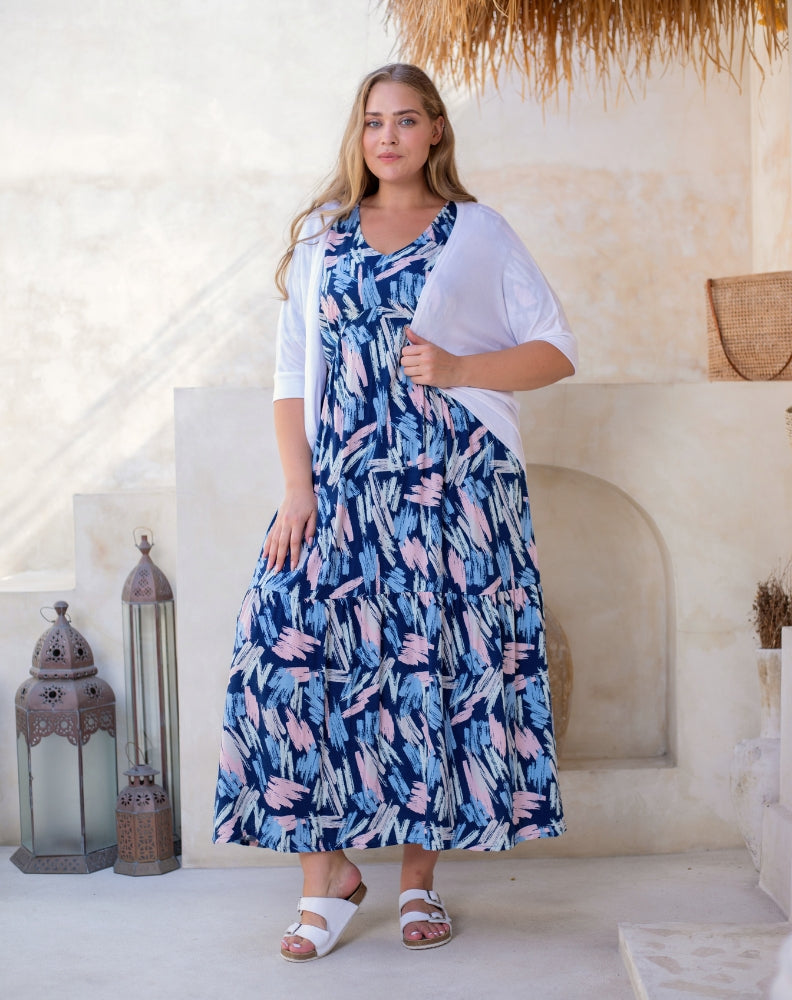 Samantha Dress - Ocean Blush