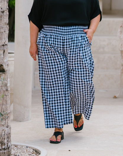 Petite-Black-Gingham-Pants