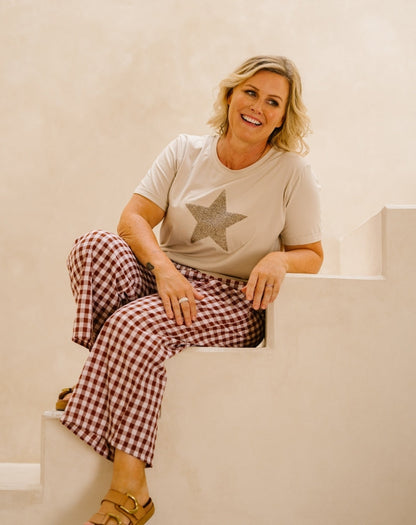 Petite-Chocolate-Gingham-Pants