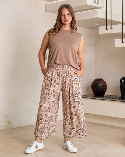 Iluka Pants - Beige Pebble