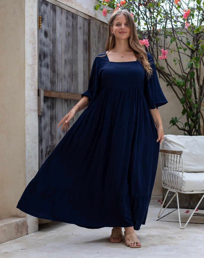 Kalani Dress - Navy