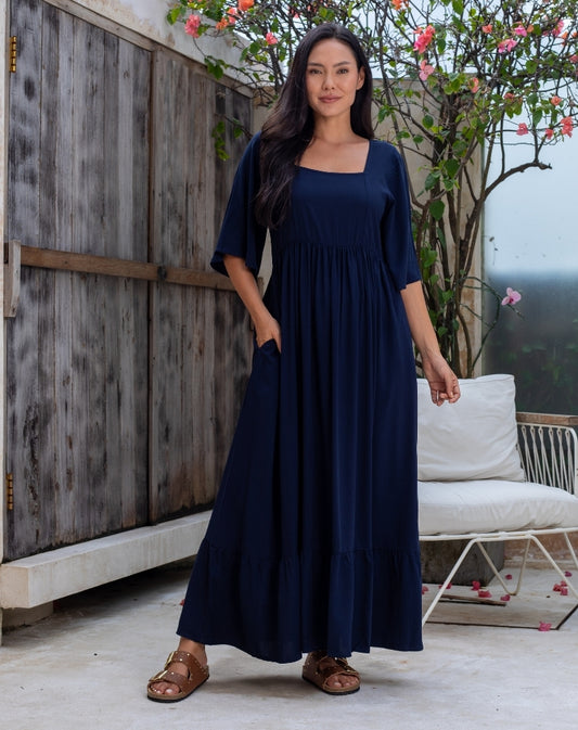 Kalani Dress - Navy