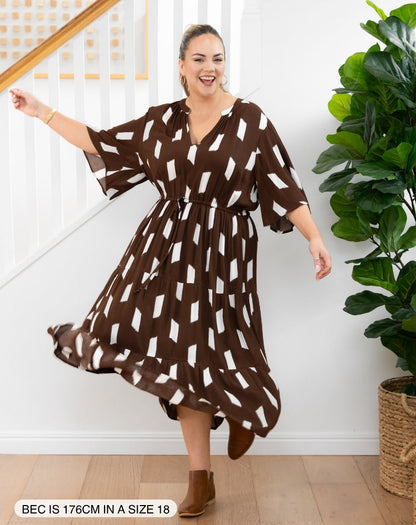 Kitty Dress - Chocolate Dream
