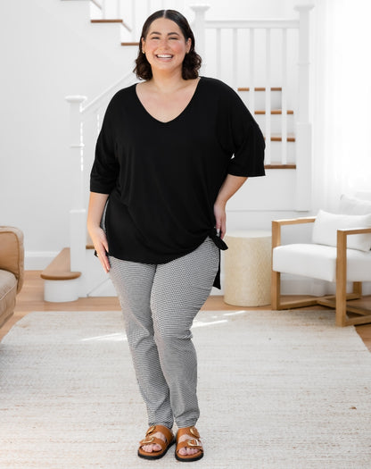 Knot Tee -Black