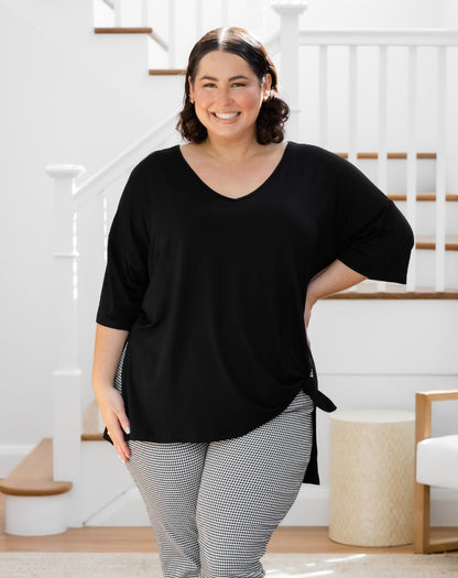 Knot Tee -Black