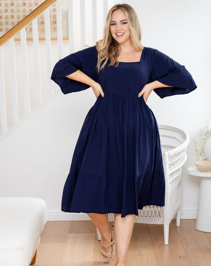 Lani Dress - Navy