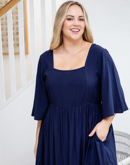 Lani Dress - Navy