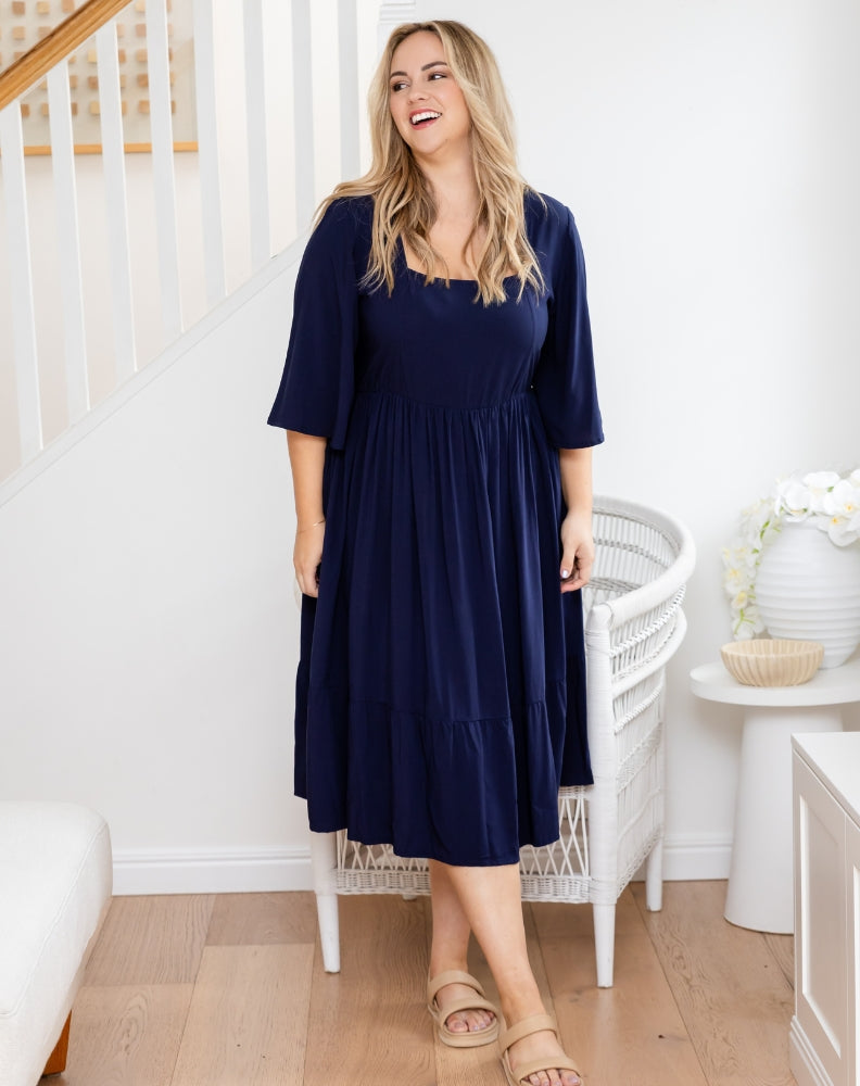 Lani Dress - Navy